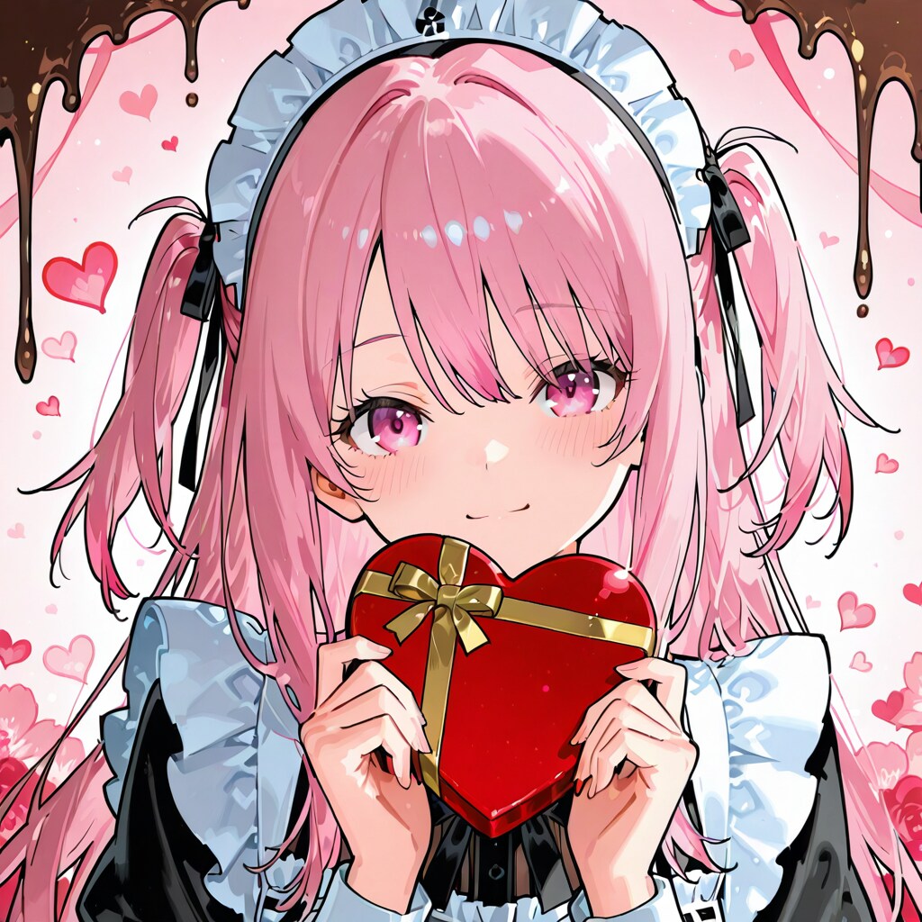 ユーザー企画【バレンタインデー】簡単呪文で生成してみました | の人気AIイラスト・グラビア
