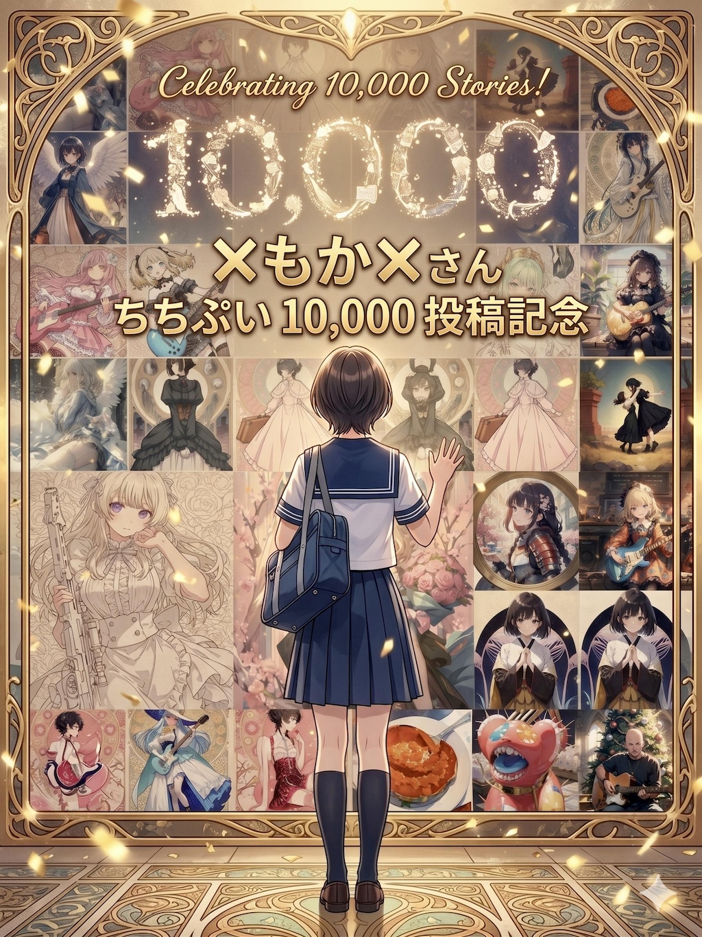 ✘もか✘さん10,000投稿おめでとうございます！