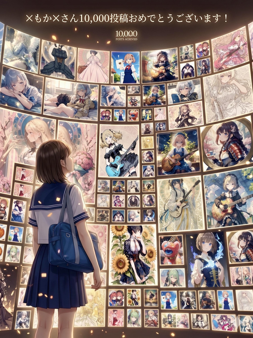 ✘もか✘さん10,000投稿おめでとうございます！