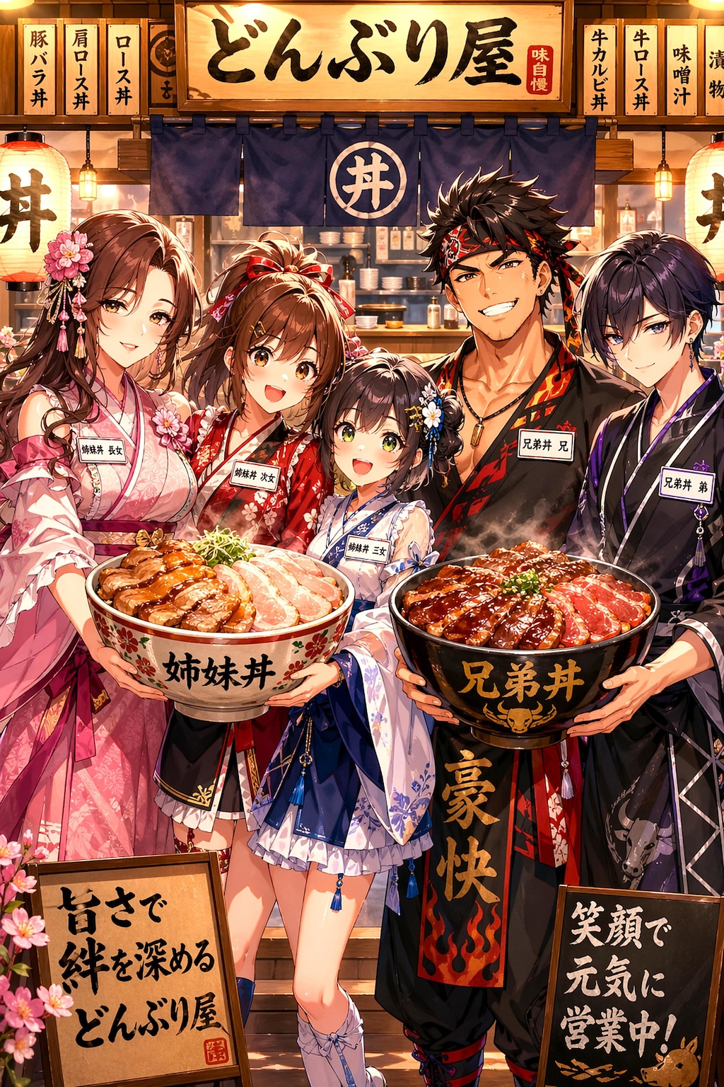 行列のできるどんぶり屋さん🍚