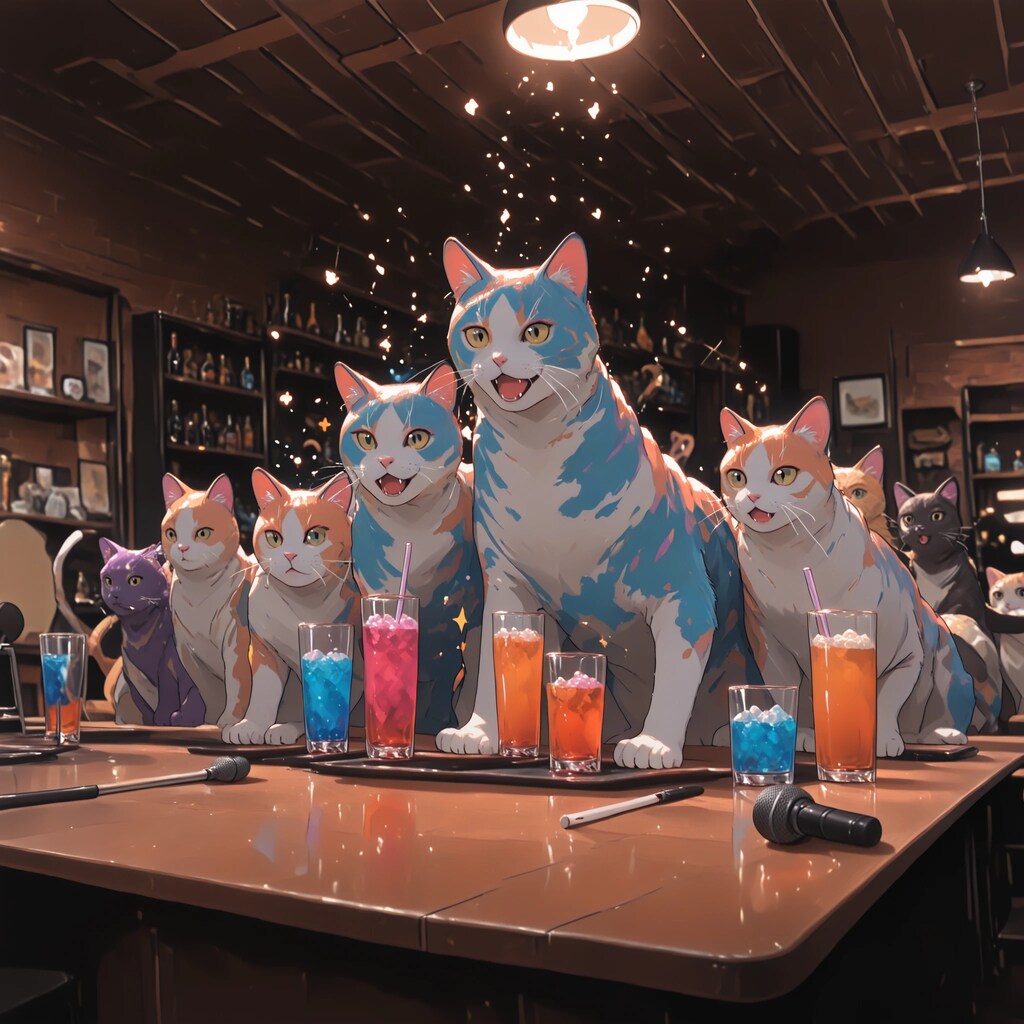 パーティの始まりニャ！