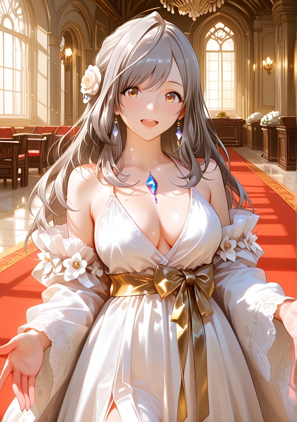 朝比奈月愛（AsahinaKagura）ウェディングドレス ワイルドカード