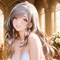 朝比奈月愛（AsahinaKagura）ウェディングドレス ワイルドカード 3枚目