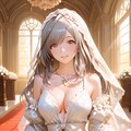 朝比奈月愛（AsahinaKagura）ウェディングドレス ワイルドカード 7枚目