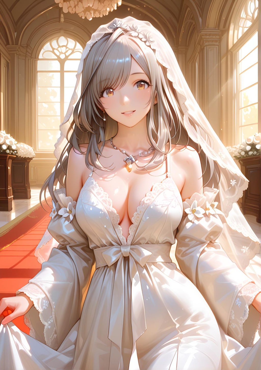 朝比奈月愛（AsahinaKagura）ウェディングドレス ワイルドカード