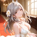 朝比奈月愛（AsahinaKagura）ウェディングドレス ワイルドカード 8枚目