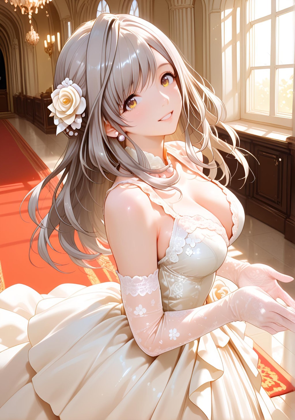 朝比奈月愛（AsahinaKagura）ウェディングドレス ワイルドカード