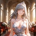 朝比奈月愛（AsahinaKagura）ウェディングドレス ワイルドカード 2枚目