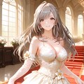 朝比奈月愛（AsahinaKagura）ウェディングドレス ワイルドカード 6枚目