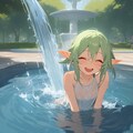 エルフの水遊び（17単語） 3枚目