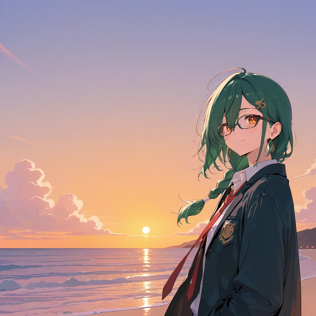 夕暮れ