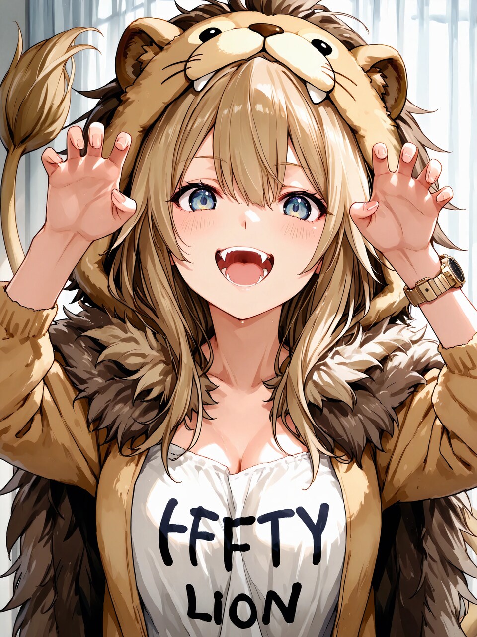 ライオン少女 | の人気AIイラスト・グラビア