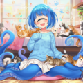 単眼スキュラ　猫と戯れ癒される 2枚目