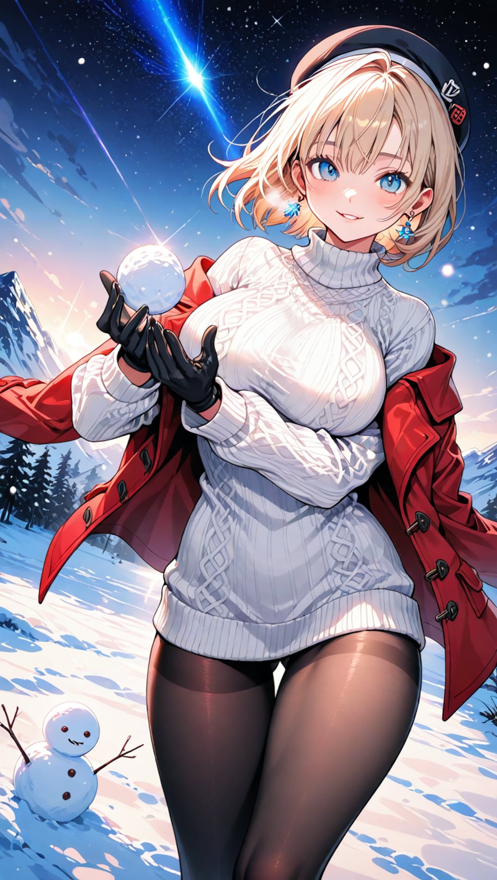 雪原の妖精（金髪ギャル）