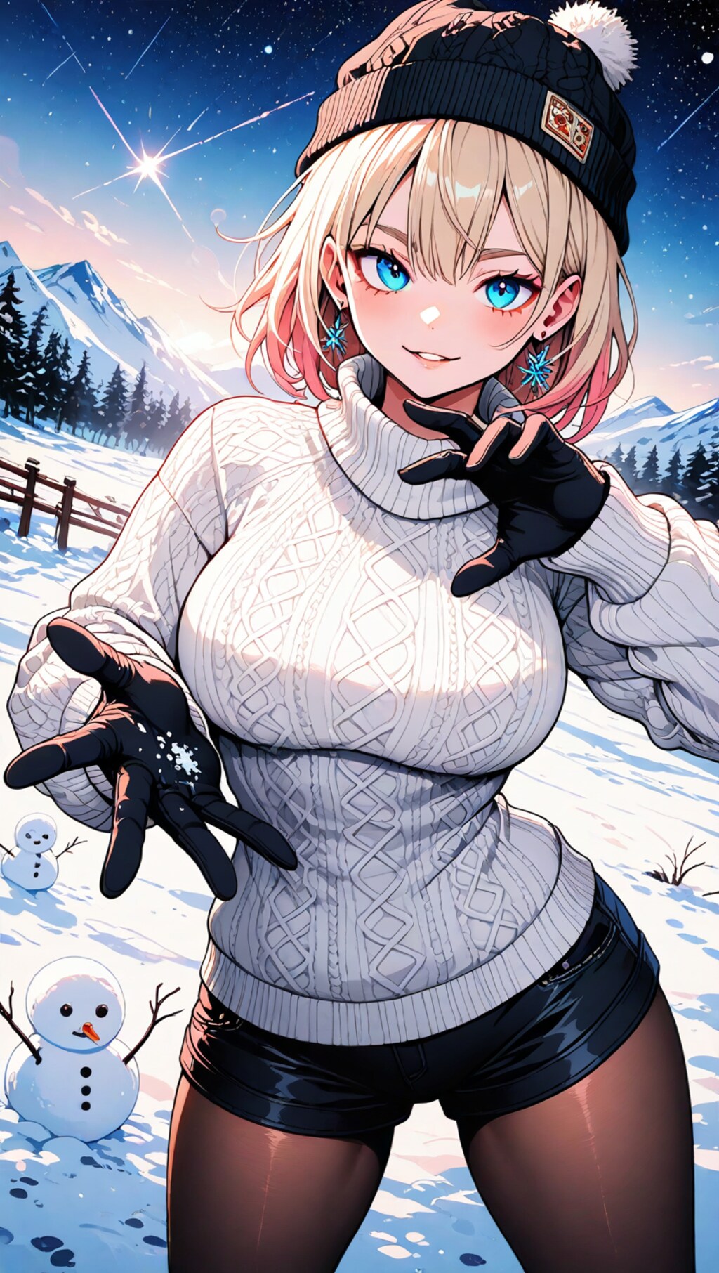 雪原の妖精（金髪ギャル）