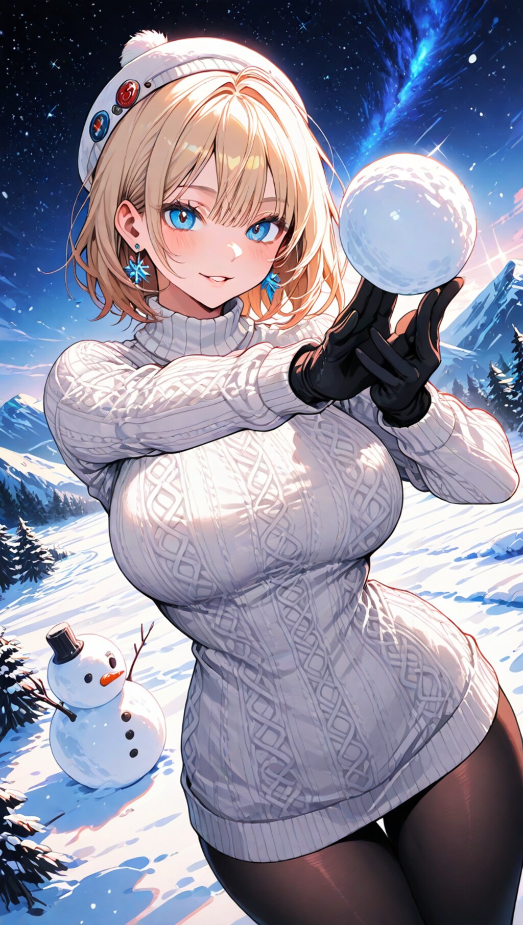 雪原の妖精（金髪ギャル）