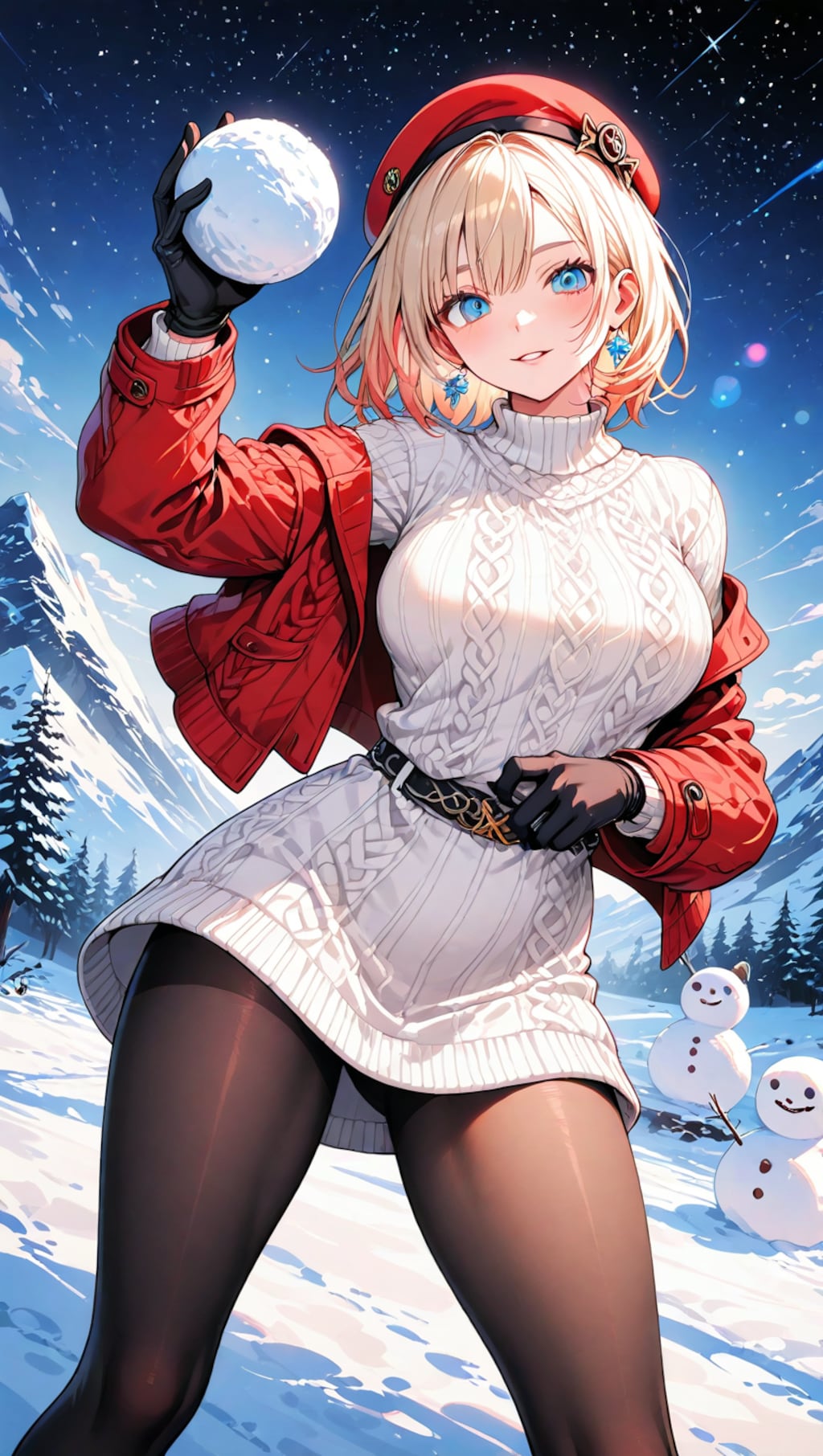 雪原の妖精（金髪ギャル）