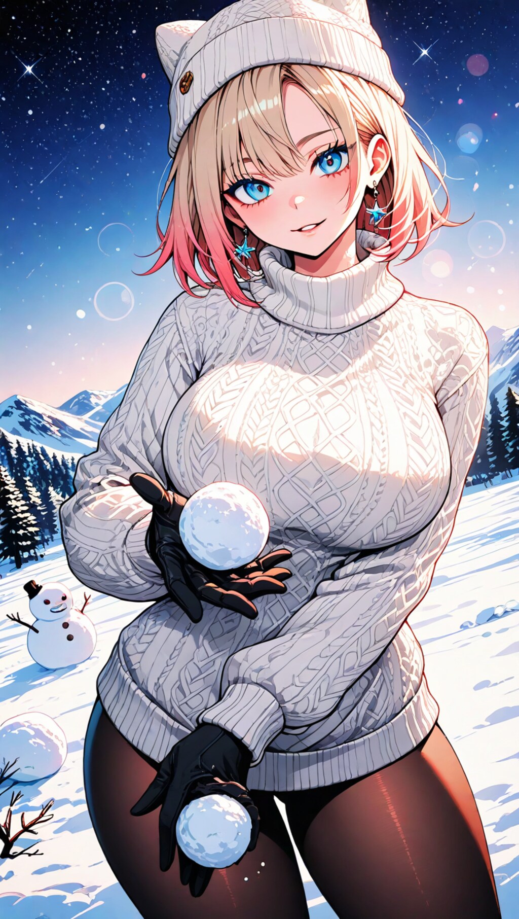 雪原の妖精（金髪ギャル）