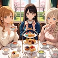 美人三姉妹とアフタヌーンティー・パーティで(ワイド版) 4枚目