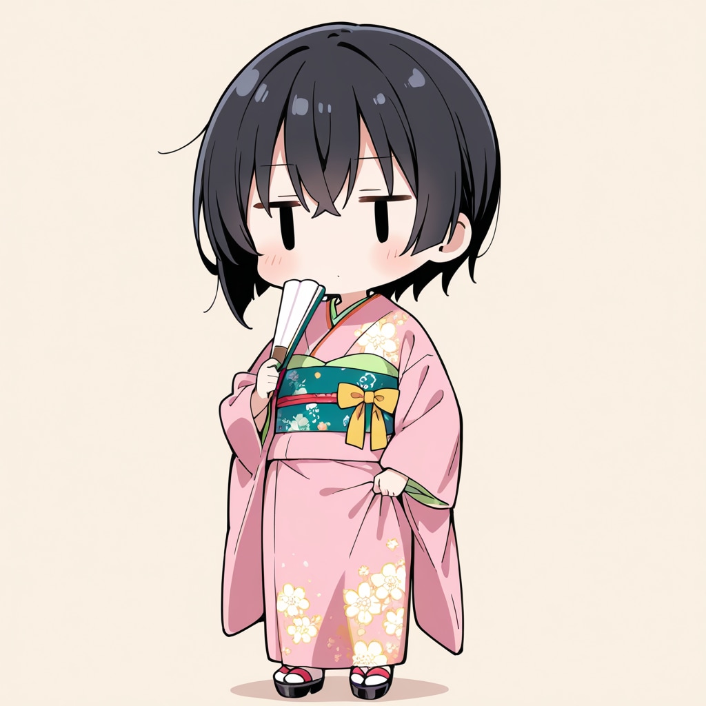 ひな祭りで着飾る