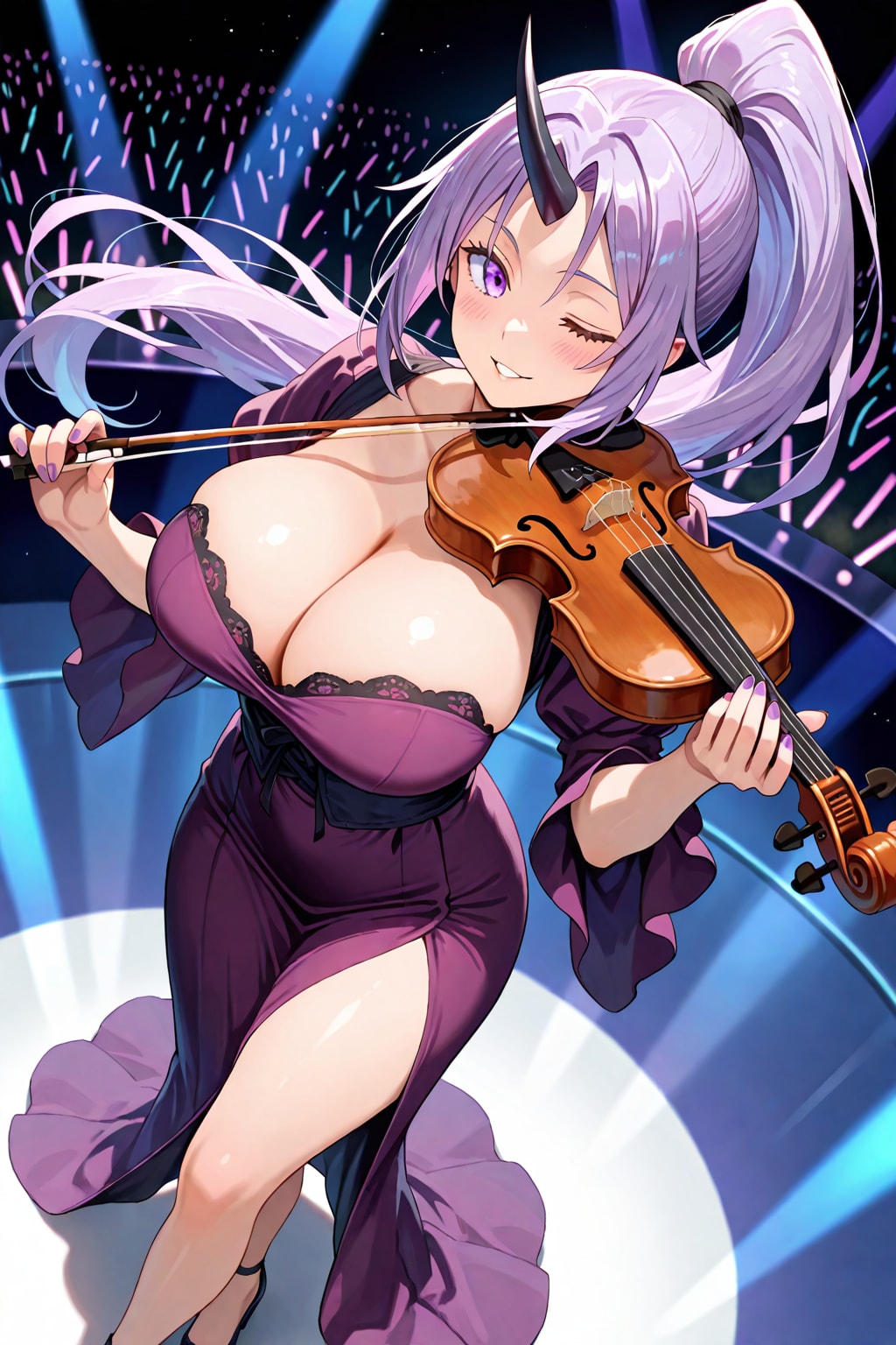 シオンのヴァイオリン演奏