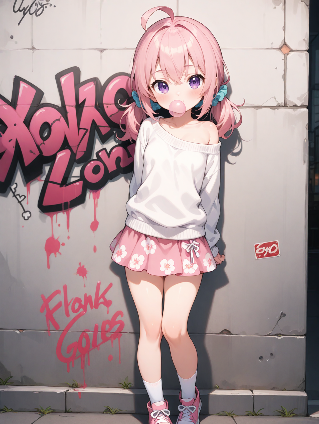 壁少女