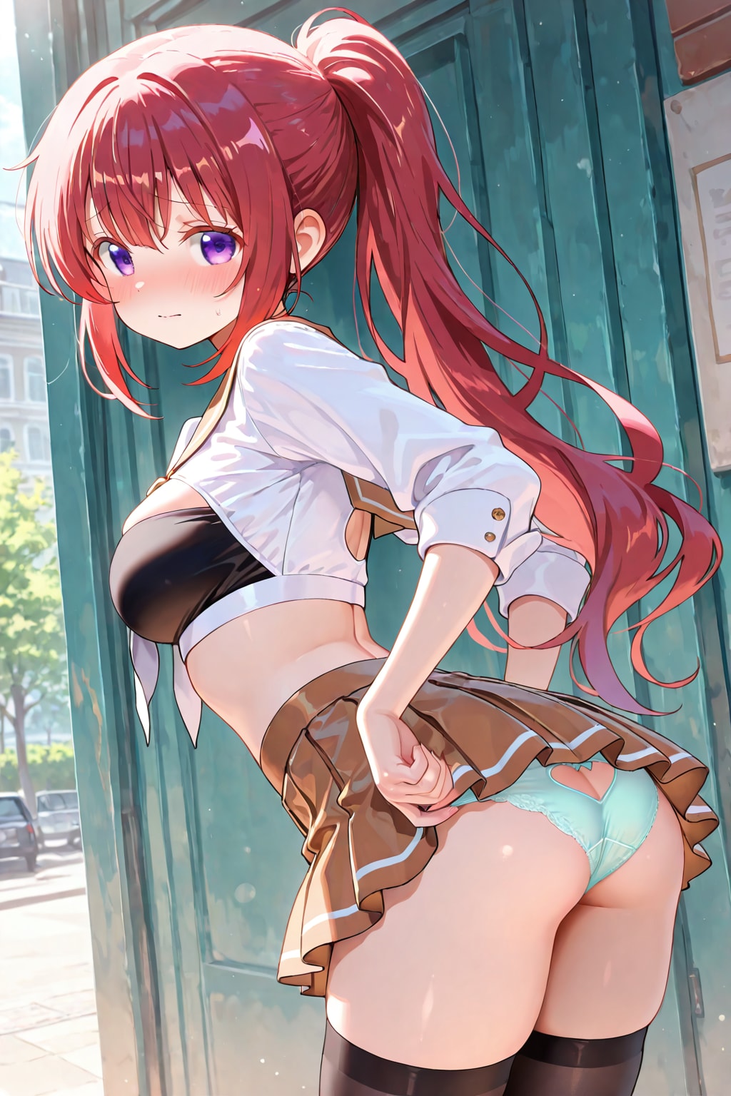 隠れて