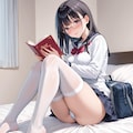 見えてると思ったら見せてきてた清楚っぽい優等生の女の子 2枚目