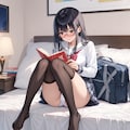 見えてると思ったら見せてきてた清楚っぽい優等生の女の子 4枚目