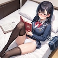見えてると思ったら見せてきてた清楚っぽい優等生の女の子 11枚目