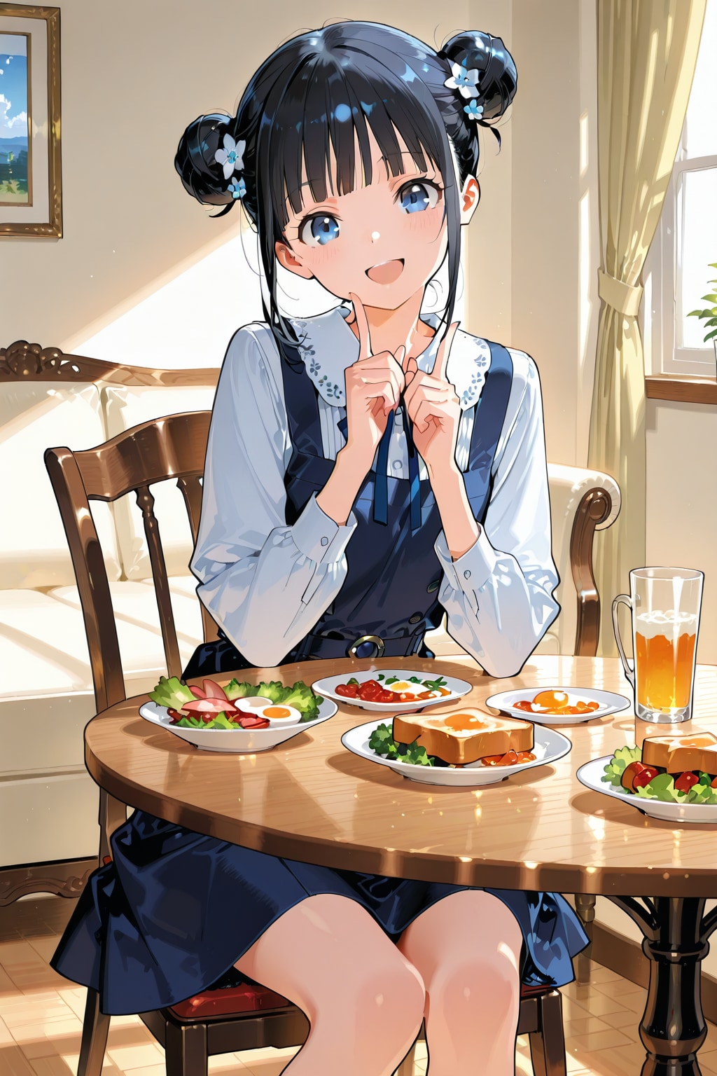 おだんごちゃん🍡✨と朝ごはん🍚✨　4/21