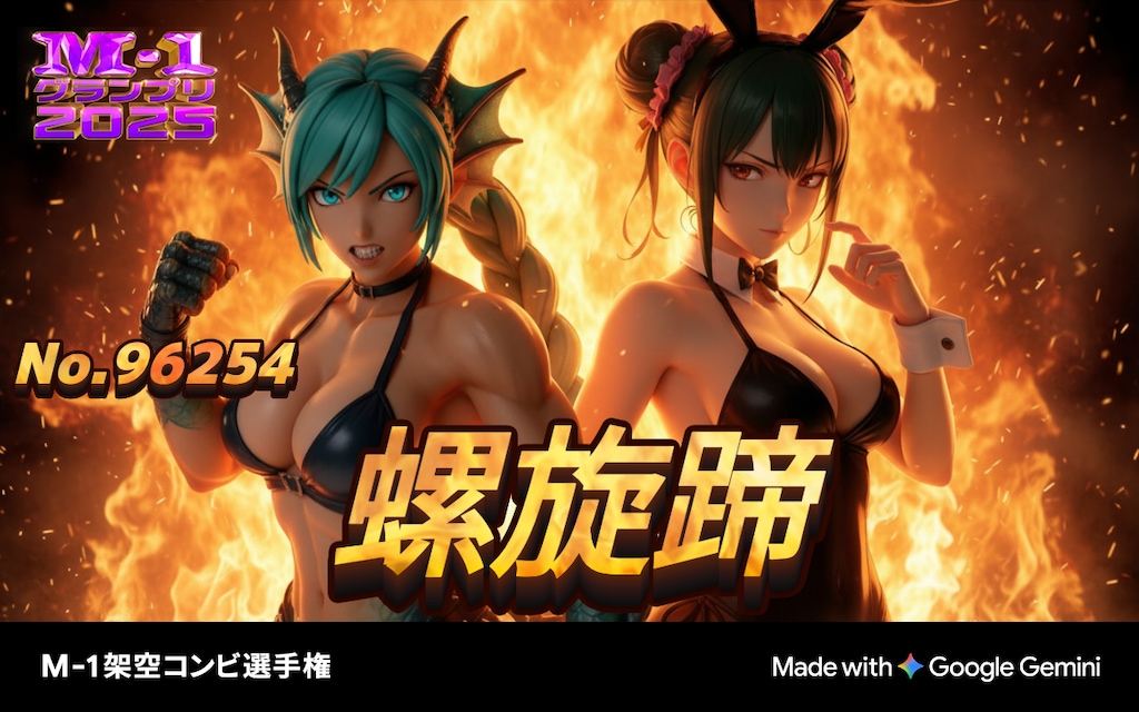 M-1架空コンビ選手権に追加で3組出場