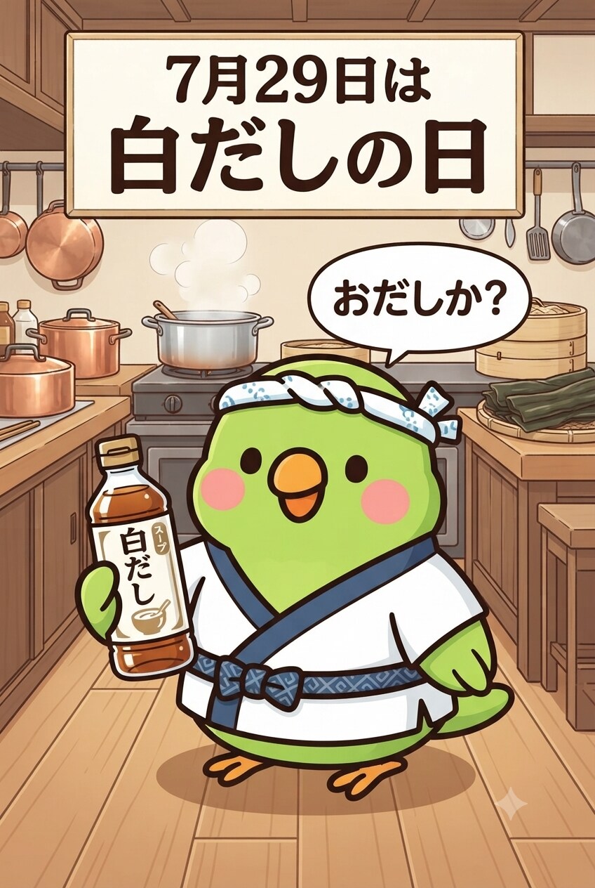 7月29日は白だしの日