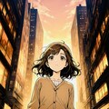 都会の黄昏 5枚目