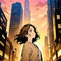 都会の黄昏 3枚目