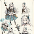 魔法少女　設定資料付き 5枚目