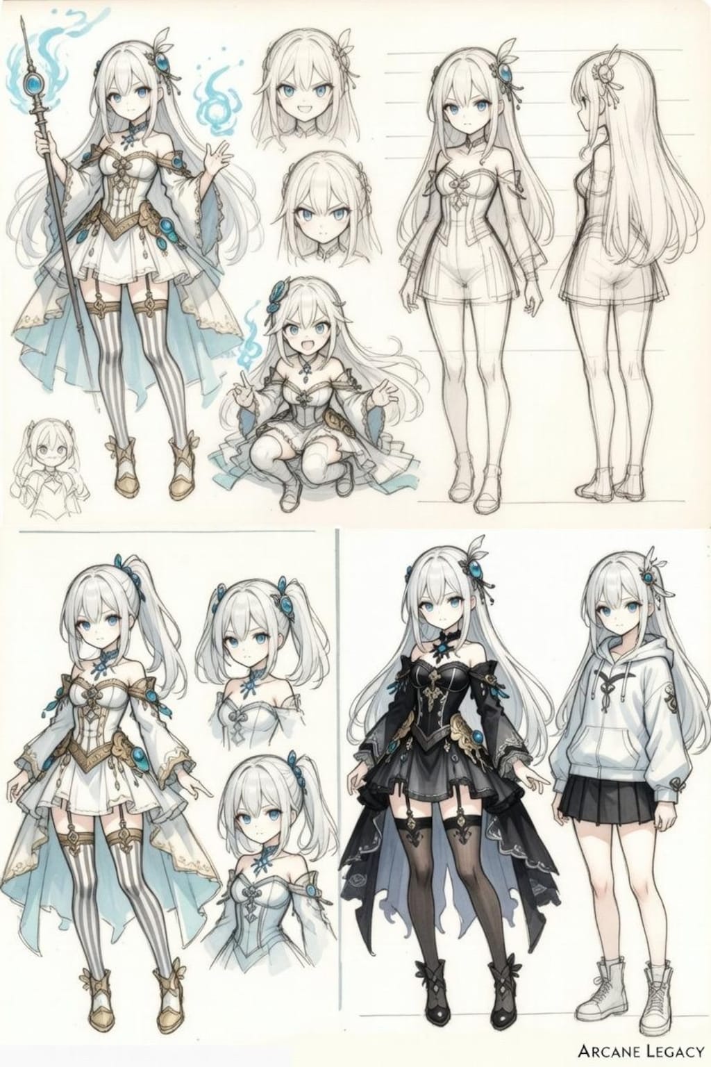 魔法少女　設定資料付き