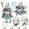 魔法少女　設定資料付き 4枚目