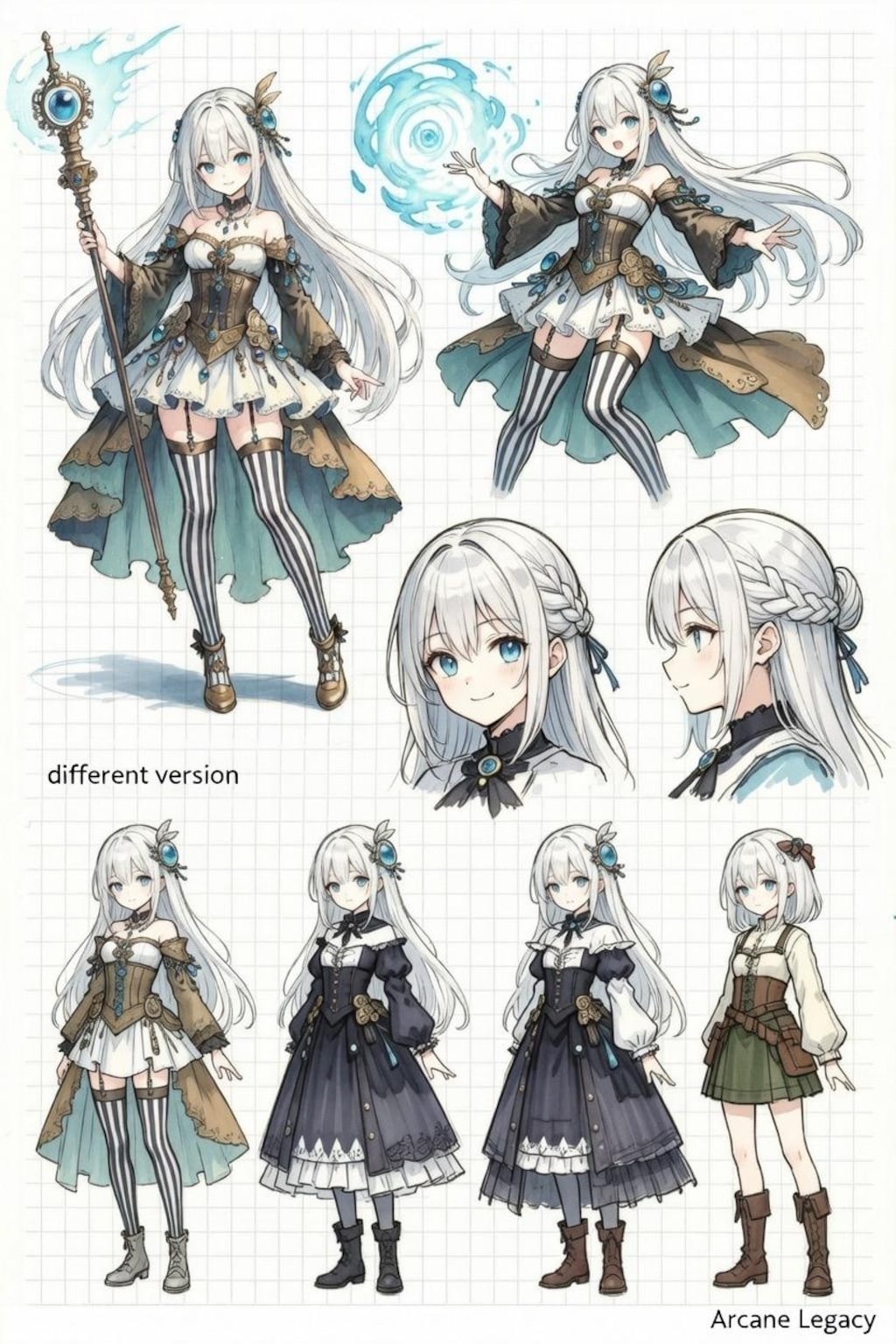 魔法少女　設定資料付き