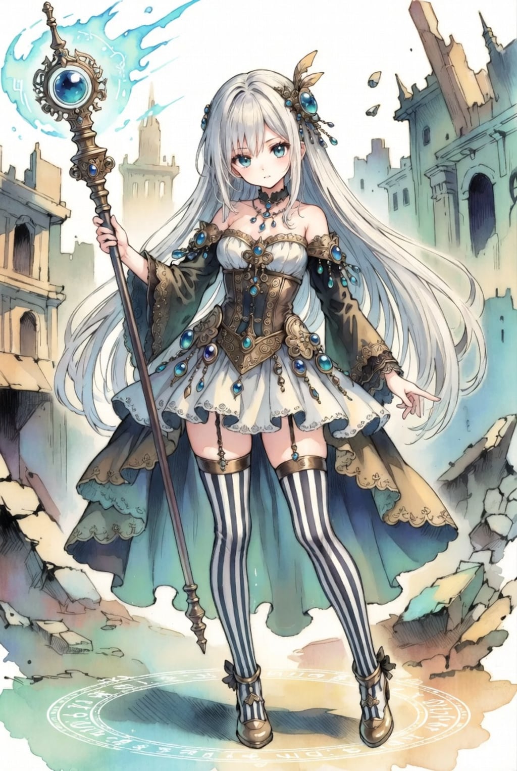 魔法少女　設定資料付き