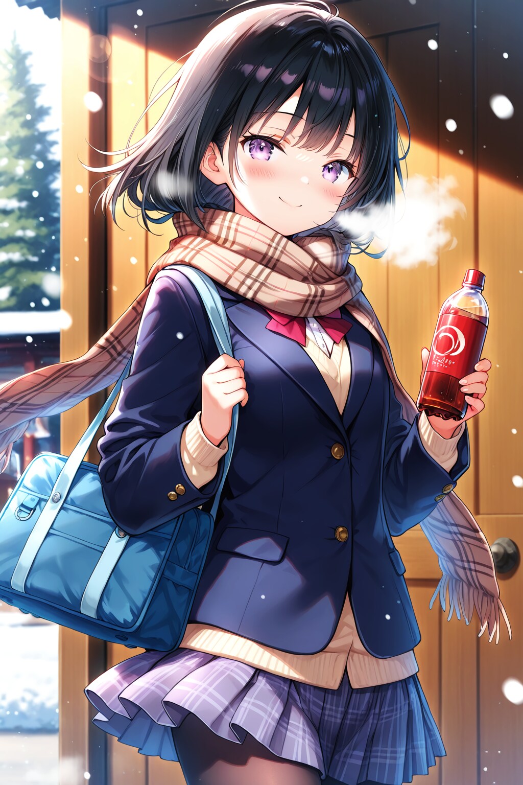 琥珀色のぬくもりと冬の足音 | の人気AIイラスト・グラビア