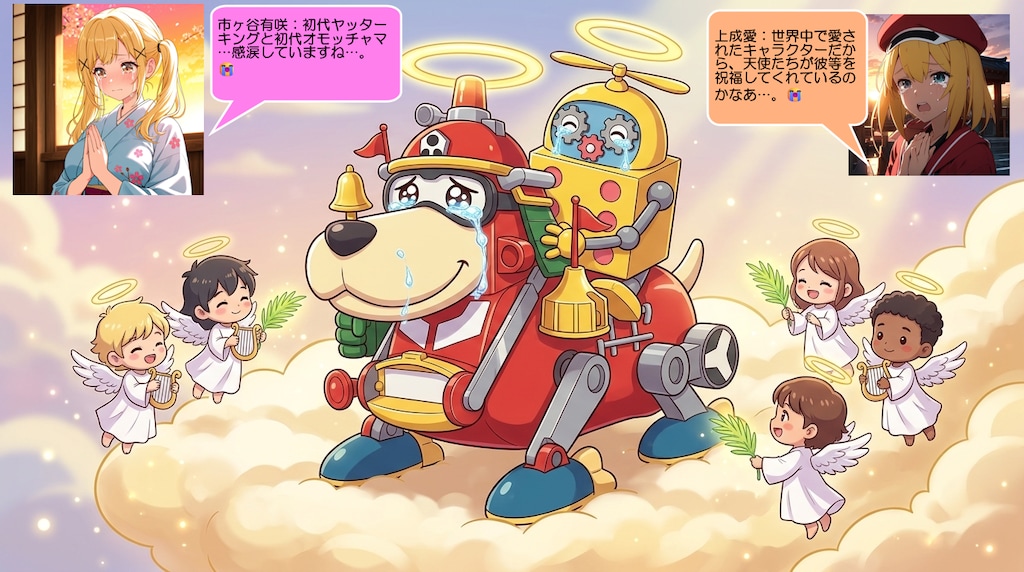 市ヶ谷有咲と上成愛、号泣しながら冥福を祈る