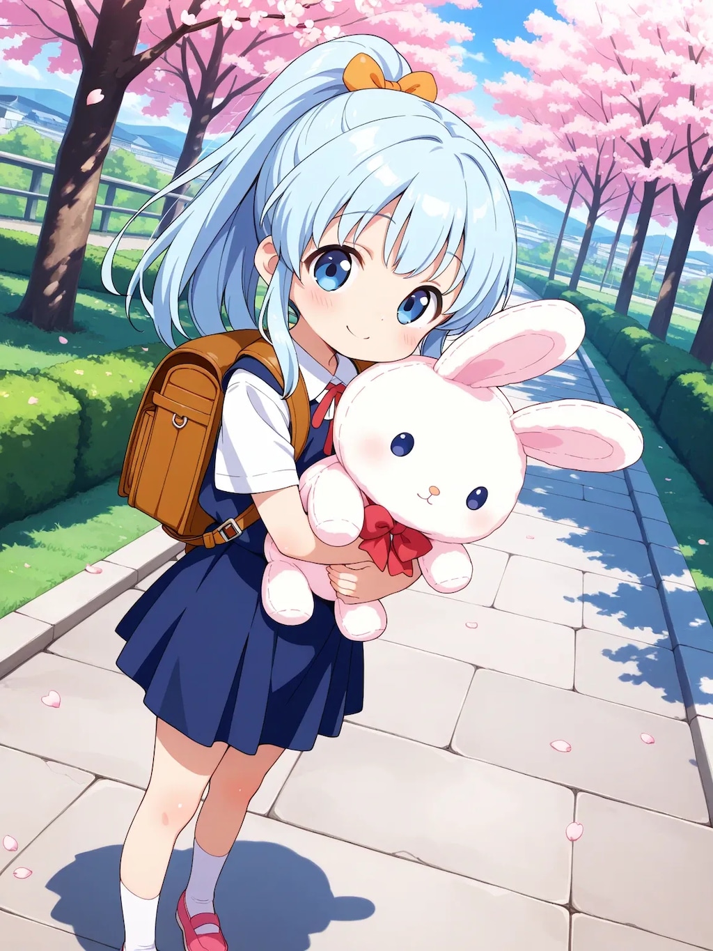 あおいちゃんの入学式