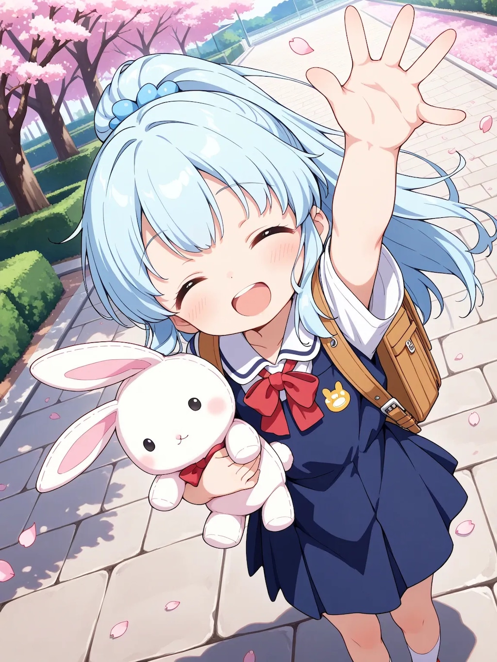 あおいちゃんの入学式