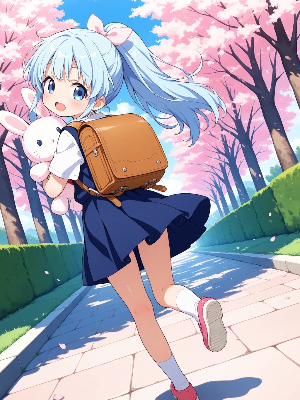 あおいちゃんの入学式