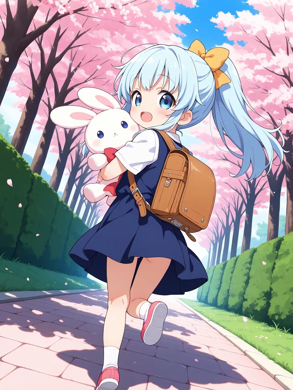 あおいちゃんの入学式