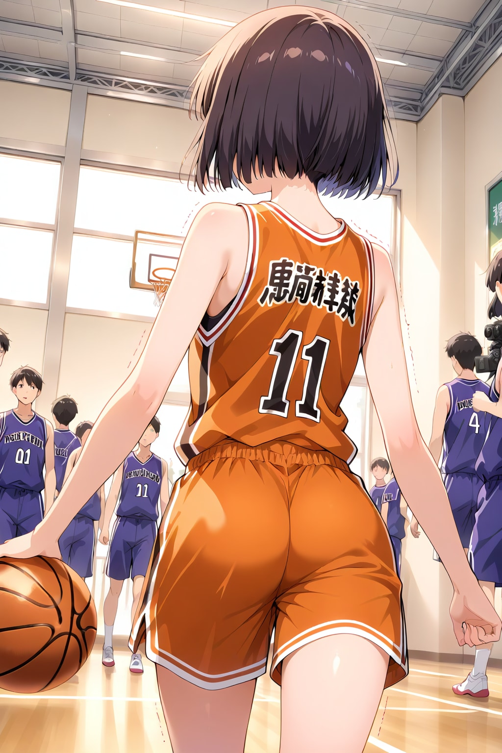 バスケ部の女の子