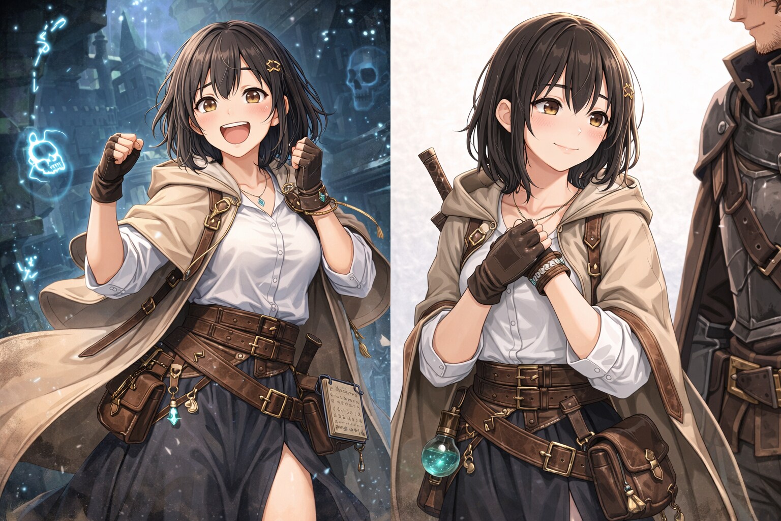 少女から大人へ…という想像図