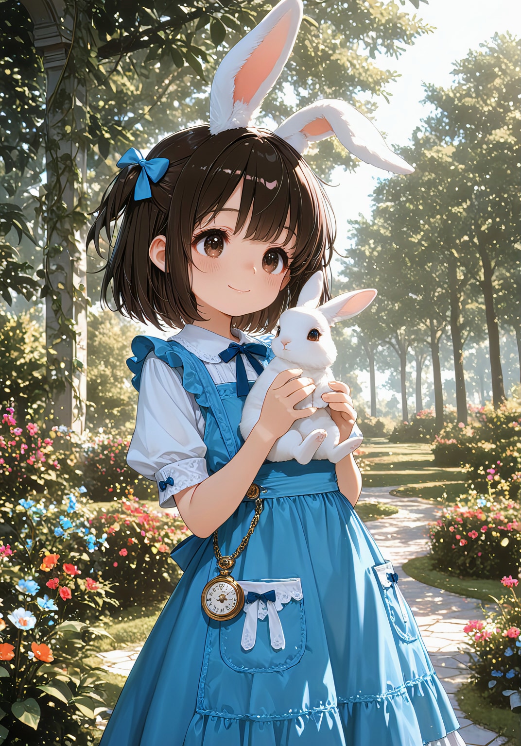 不思議の庭のうさぎ娘