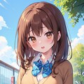 JKのブラウンカーディガン 5枚目